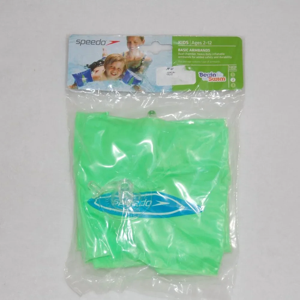 NWT Speedo Basic Armbands, 2 Pairs, Age 2-12